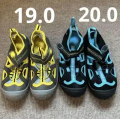 【新品未使用品 タグなし】男の子サンダル ウォーターシューズ　19.0、20.0