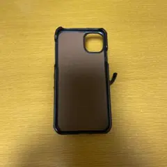 iPhone11ProMax ブラック　ストラップ付き iPhoneケース