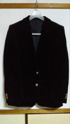 コムサコレクション ベルベットジャケット(ブラック)
