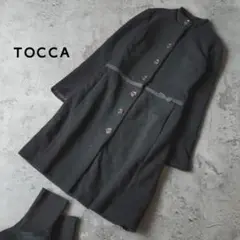 トッカ tocca【S-M】花ボタン ロングコート