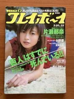 週刊プレイボーイ 平成13年5月29日号 表紙 片瀬那奈 No.22