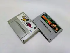 ☆まとめ買い値下げ☆激安♪美品！〘カセット２本セット〙スーパーファミコンゲーム♪