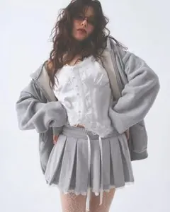 ペリキュール スウェット プリーツスカート ペリキュール スウェット プリーツスカート