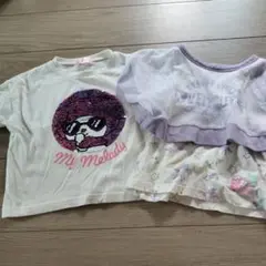 My Melody スパンコール TシャツとTシャツ