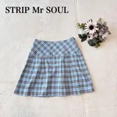 【STRIP MY SOUL】ミニスカート(M)チェック フェミニン フレア