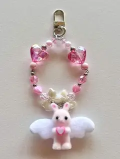 天使うさちゃん♡キーホルダー