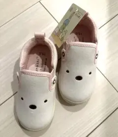 すみっコぐらし しろくま スリッポン 靴 15.0cm ベビー キッズ