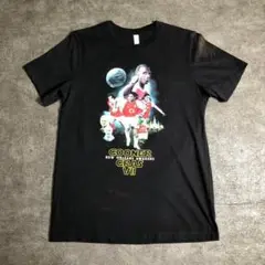 【ヴィンテージ】スポーツイベント　プリントTシャツ　黒　古着　ZSM1