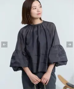 IENA オーガンタックブラウス