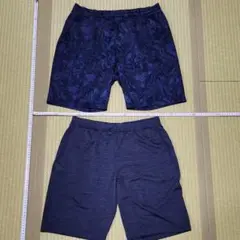 UNIQLO パンツ L ネイビー 2枚セット