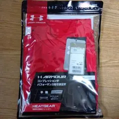 UNDER ARMOUR 半袖アンダーシャツ YXL レッド　野球　160