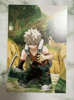 ヒロアカ　原画展　爆豪　三方背ケース入り ポストカード