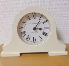 ☆入手困難☆ローラアシュレイ 置き時計 クリーム クラシカルデザイン