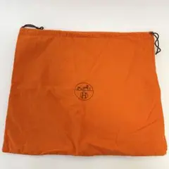 エルメス オレンジ布袋
