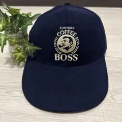 ヴィンテージ サントリー ボス BOOS キャップ 調節可能 希少 送料込み
