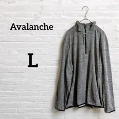 即日発送Avalanche【L】ハーフジップ薄手トレーナーメンズレディース