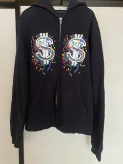 Swagger ブラック M ジップアップパーカー