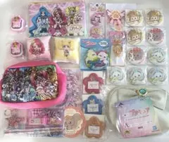 プリキュア グッズ まとめ売り ポーチ 缶バッジ キーホルダー プリティストア