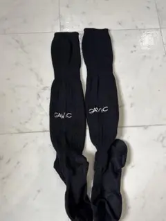 GAViC サッカーソックス 黒　26-28センチ　レフリー