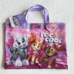 ラストお値下げ❣️ パウパトロール　プールバッグ　ビニールバッグ　ピンク