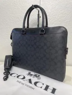 【美品】コーチ COACH 2way ビジネス バッグ レザー メンテ済み