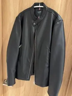 BEAMS HEART ブラックレザーシングルライダース M