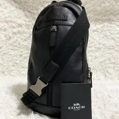 【美品】COACH ボディバッグ ヘリテージ F70691 チャーム付き