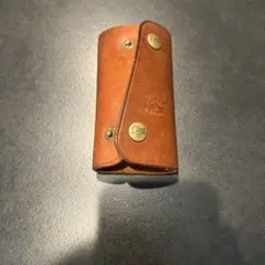 レザー キーケース ブラウン