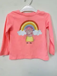 【完売品】H&M ペッパピッグ　長袖カットソー ピンク