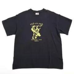 Euro Vintage 2004 end on end バンT ブラック 黒