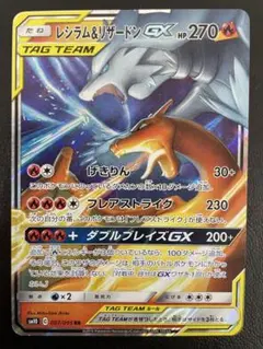 kncard77-0752 レシラム&リザードン　007/095 RR