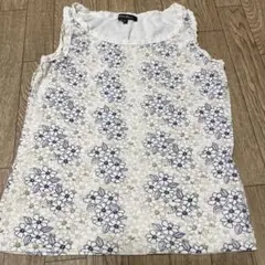 Eddie Bauer 花柄タンクトップ 海外サイズPS 日本ではSからM