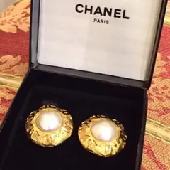 CHANEL シャネル パール イヤリング ココマーク