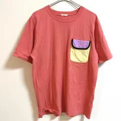 GU ジーユー シナぷしゅ ポケット 半袖Tシャツ L 人気　限定