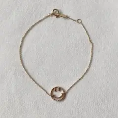 スタージュエリー スマイルブレスレット K10 10金