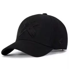 新品 バツ × キャップ 野球帽 帽子 黒 ユニセックス アメカジ ストリート