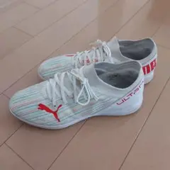 Puma ULTRA サッカーシューズ ホワイト/レッド 26.5