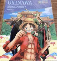 新品　沖縄限定　ワンピース　クリアファイル