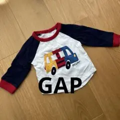 GAP 車プリント長袖Tシャツ 70-80サイズ　6-12ヶ月