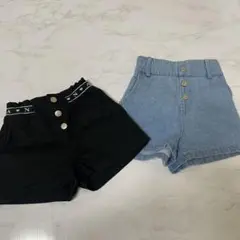 ANAP kids 100 110 ハイウエストショートパンツ　☆美品☆