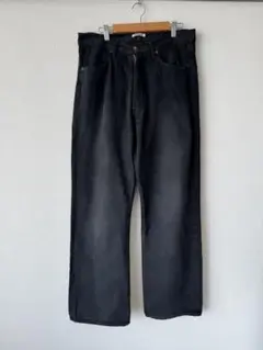 AURALEE SELVEDGE LIGHT DENIM BLACK サイズ3
