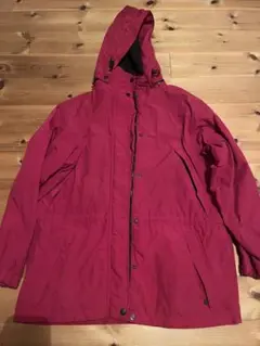 00s eddie bauer マウンテンパーカ ナイロンジャケットレッド裏起毛