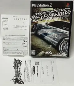 美品 ハガキ付き PS2 ニードフォースピード モストウォンテッド プレステ2