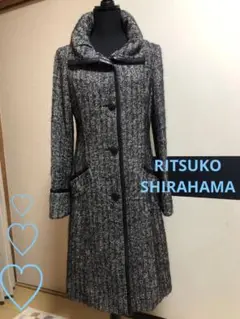 RITSUKO SHIRAHAMA★リツコシラハマ★ダウンロングコート　未使用！ 2025年最新】リツコシラハマ ロングコートの人気アイテム - メルカリ