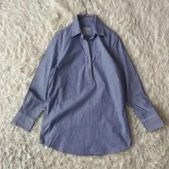 【Life is Basic 】コットン100% スキッパーシャツ 【M】