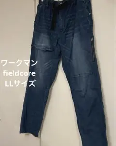 ワークマン field core カーゴパンツ ワークパンツ LL デニム