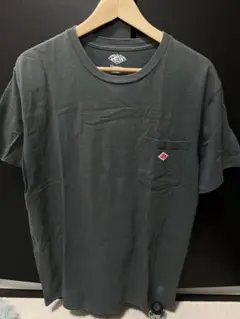 ダークグリーン　Tシャツ 左胸ポケット サイズ38