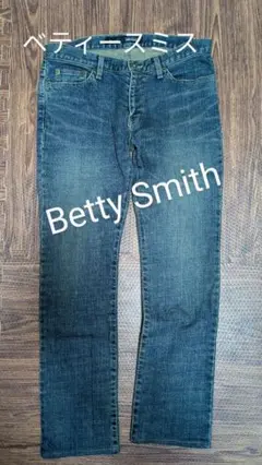 Betty Smith ストレートデニム ダークブルー