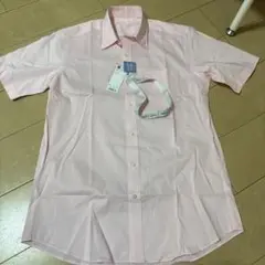 新品タグ付きGU ストレッチブロードシャツ　L ピンク