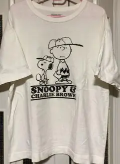 スヌーピーとチャーリーブラウンと仲良しTシャツ